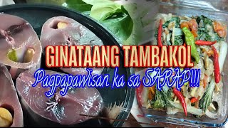 V11 GINATAANG TAMBAKOL  fishrecipe marthas channel [upl. by Ennylcaj]