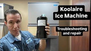 Koolaire ice machine troubleshooting  Bad Compressor [upl. by Neffirg]