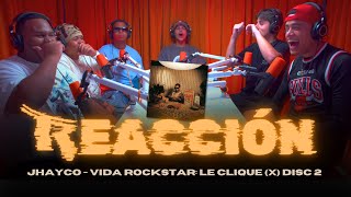 REACCIÓN A JHAYCO quotVIDA ROCKSTAR LE CLIQUEquot DISC 2  generacionrpodcast jhayco [upl. by Nikolai]