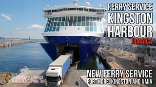 New Ferry Service Kingston Harbour Jamaica [upl. by Yhtorod]