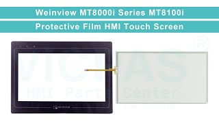 MT8100i Weinview MT8000i HMI Touch Glass Front Overlay Replacement [upl. by Eenitsed]