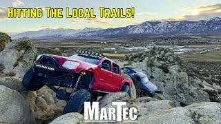 Rock Crawling my One Ton Tacoma in my Back Yard [upl. by Nancee]