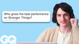 Finn Wolfhard Replies to Fans on the Internet  Actually Me  GQ [upl. by Nonnair]