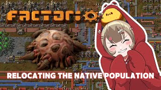 Place More Turrets Relocate the Native Population Part 3【FACTORIO】 [upl. by Cliff]