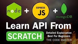 NODE JS Tutorial For Beginners  How To Create API In Node Js  Node JS  Express JS Mongo DB API [upl. by Ahidam]