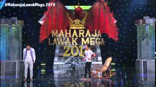 Maharaja Lawak Mega 2014  Sepahtu  Cerek amp Kain Pelikat [upl. by Drusi]