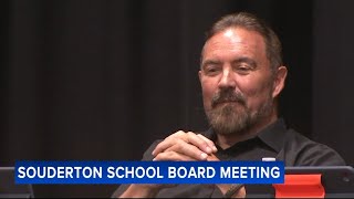 School board member addresses community in heated meeting after Kamala Harris comment [upl. by Cele]