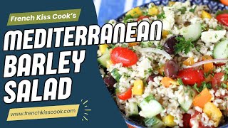 Mediterranean Barley Salad Recipe [upl. by Atirhs]