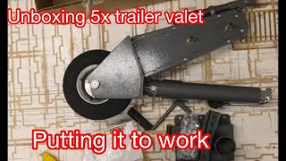 Unboxing a 5X Trailer Valet  Putting it to work [upl. by Bez]