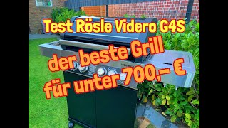 Der beste Gasgrill für unter 700 Euro Test Rösle Videro G4S  Westmünsterland BBQ [upl. by Auerbach]