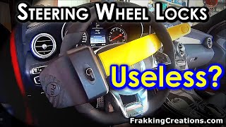 Arent they Low Tech Obsolete Best Steering Wheel Lock Stoplock Pro to stop Keyless car theft [upl. by Ybocaj805]