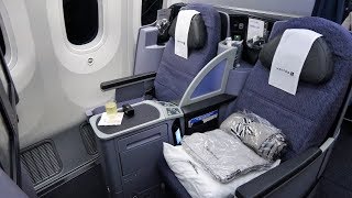 United Airlines 787 Polaris Business Class Review [upl. by Natrav]