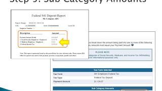 How to Make 941 Federal Tax Deposit Using EFTPS Site [upl. by Packton891]