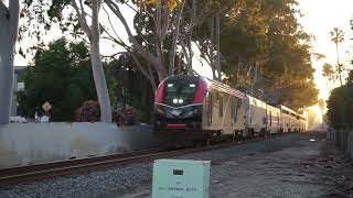 Amtrak 325 A11 flies through Ventura CA 4924 [upl. by Nyliak]