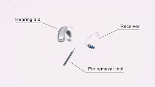 How to replace the receiver on a Phonak Audéo M hearing aid [upl. by Critchfield209]