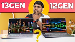 Intel 13th Gen OR 12th Gen in 2023 ⚡Which one is the best buy Hp fq5007tu Vs Lenovo Ideapad Slim 3i [upl. by Heyman309]