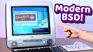 Installing OpenBSD on the Fastest iMac G3 [upl. by Tanner443]