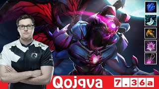 DOTA 2 Qojqva the NIGHT STALKER OFFLANE 736a [upl. by Bartel]