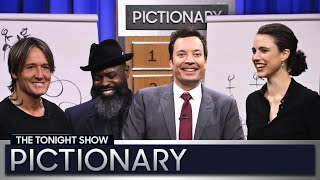 Pictionary with Keith Urban and Margaret Qualley  The Tonight Show Starring Jimmy Fallon [upl. by Eamon]