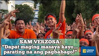 SAM VERZOSA reveals biggest scam in Manilas history during his charity event in Brgy 20 Parola [upl. by Nyloj]