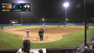 Faulkner vs Brewton Parker Softball DH [upl. by Selokcin533]