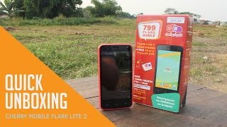 Cherry Mobile Flare Lite 2 Quick Unboxing [upl. by Tram]