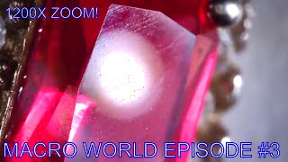 Synthetic Ruby Under a Microscope Macro World Episode 3 [upl. by Aivatahs]