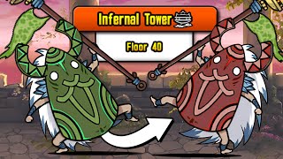 Defeating and Unlocking SPIRITUAL YULALA in Infernal Tower Battle Cats [upl. by Roarke245]