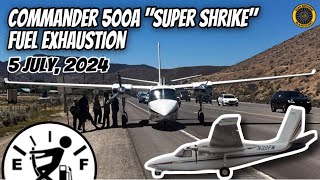 Aero Commander Forced Landing Hwy 50 Dayton NV 5 July 2024 [upl. by Edmead987]