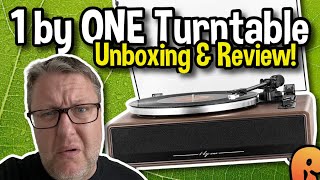 1 by One Turntable  Unboxing amp Review ‎1AD07US02 vinyl turntable fyp [upl. by Vey]