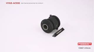 HYABAC000 REAR TRAILING ROD BUSHING FOR CHEVROLET [upl. by Spiro]