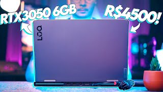 O LOQ tem o SUCO Review do Lenovo LOQ i5 12450H  RTX 3050 de 6GB [upl. by Wiebmer]