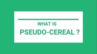 WHAT IS PSEUDOCEREAL  BY AGRICARE AS [upl. by Semele]