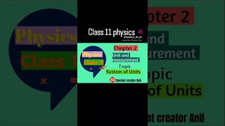 class 11 physics chapter 2 units and measurement   class 11 physics chapter 2 system of Units [upl. by Babcock]