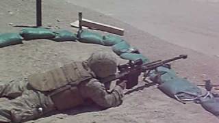 50 cal sniper rifle shot in iraq [upl. by Yahsel]