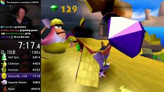 Spyro 2  14 Talisman Speedrun in 2921 [upl. by Nigen]