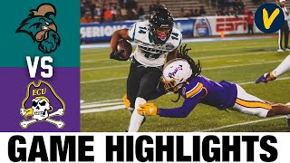 Coastal Carolina vs East Carolina  Birmingham Bowl  2022 College Football Highlights [upl. by Mattias]