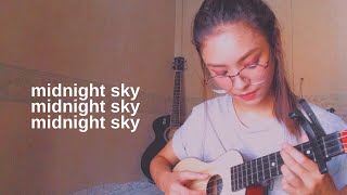 Midnight Sky  Unique Salonga ukulele cover  Allana Alonzo [upl. by Nannerb]