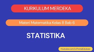 Kurikulum Merdeka Matematika Kelas 8 Bab 6 Statistika [upl. by Rudwik]