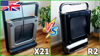 Which folding treadmill to buy 🏃 WalkingPad X21 vs R2 in comparison US  UK [upl. by Katharine384]