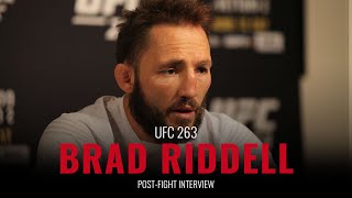 Brad Riddell UFC 263 full postfight interview [upl. by Whitehouse]