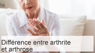 Différences entre arthrose et arthrite  symptômes causes diagnostic et traitement [upl. by Margie]