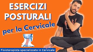 Esercizi di GINNASTICA POSTURALE per la CERVICALE [upl. by Mateo382]