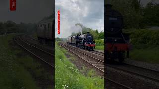 West Coast Railways ECS LMS Stanier Class 44871  Nantwich 🚂🚂 [upl. by Bathsheba]