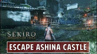 Prologue Find the Secret Passage amp Escape Ashina Castle  Sekiro Shadow Die Twice [upl. by Macnair487]