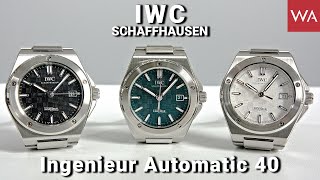 IWC Schaffhausen Ingenieur Automatic 40 The Gérald Genta icon is back Better than ever [upl. by Ttimme710]