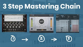 A SIMPLE 3 Step Mastering Chain That Actually Works 🔊 And Two Free Mastering Plugins [upl. by Enael291]