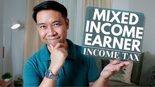 How to Compute Income Tax of Mixed Income Earner TRAIN Law [upl. by Eelorac733]