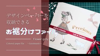 デザインペーパーをお裾分けしたい💕ファイルの作り方 [upl. by Nash]