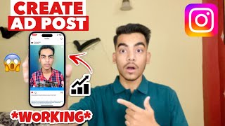 How To Create Ad Post on Instagram  How To Create Instagram Ads [upl. by Althee]